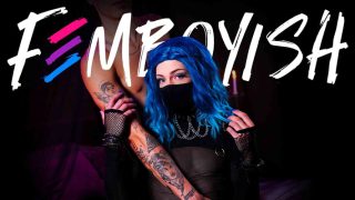 Adulttime – Masked Goth Femboy Bounces On Huge Cock