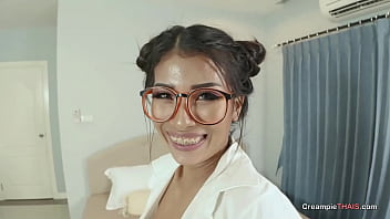 Hot Asian Teacher Gets Filled With Cum