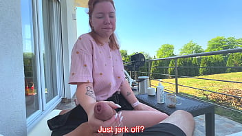 Exposed Climax: Reckless Public Release Across Her Face