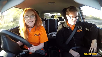 Fake Driving School – British Ginger Babe Ella Hughes Gets Her Tight Little Pussy Pounded Hard In The Middle Of A Driving Lesson