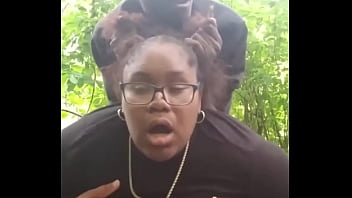 Thick Young Ebony Slut With A Fat Ass Getting Fucked Raw In Public