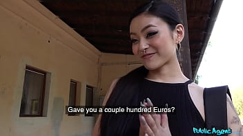 Fuck A Dripping Wet Asian Slut: Rae Lil Black Gets A Public Creampie At The Train Station