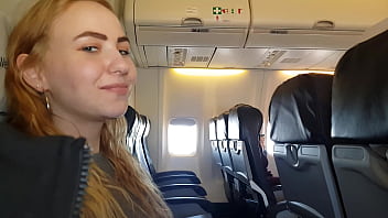 In-flight Pleasure: A Mile-high Handjob And Blowjob Experience