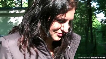 Horny Slut Veronika Gets Pounded Hard In The Wild