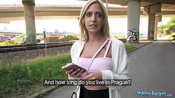 Seducing A Busty Spanish Blonde For A Public Thrill