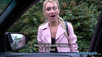Naughty Agent Delivers A Load To A Desperate Girlfriend