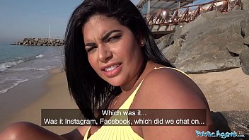 A Hot Latina’s Blind Date With Massive Natural Tits