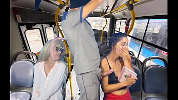 Man Whips Out His Dick And Grinds On Women Inside A Crowded Bus