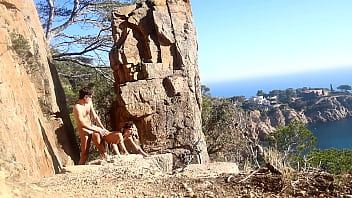 Steamy Amateur Couple Fucks Hard On A Public Trail