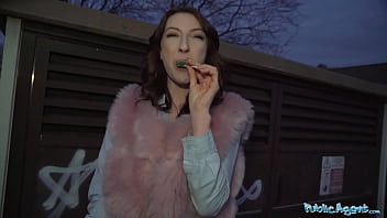 Lollipop Sucker Chanel Kiss Gets Pounded From Behind After A Mind-blowing Public Blowjob