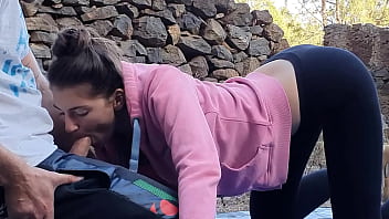 Wild Outdoor Fuck With A Hot 18-year-old Brunette Teen