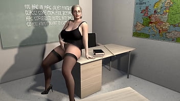 Milf Teacher Pleasures Herself In Front Of The Class