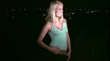 Slim Blonde Teen Slut Craves A Public Gangbang With Random Strangers